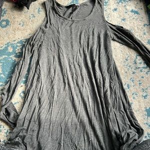 Cold shoulder tunic